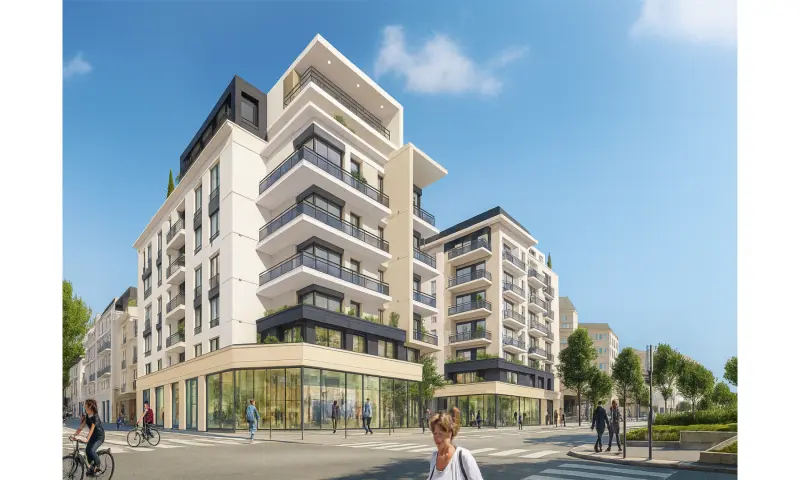 Vue du programme à Colombes Cedex