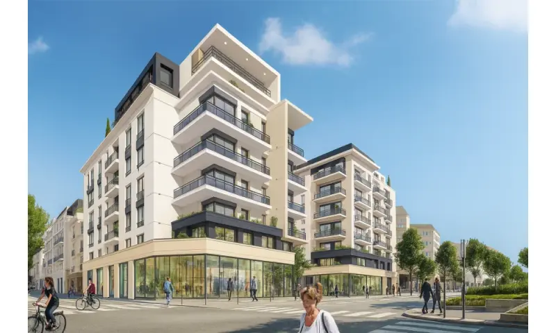 Vue du programme à Colombes Cedex