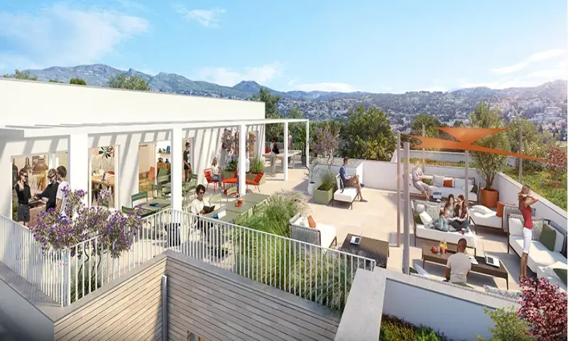 Vue du programme à Marseille 13