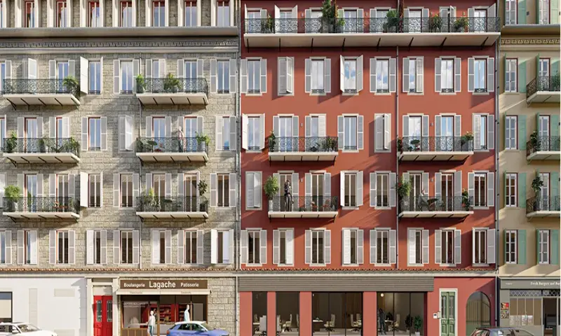 Vue du programme à Nice