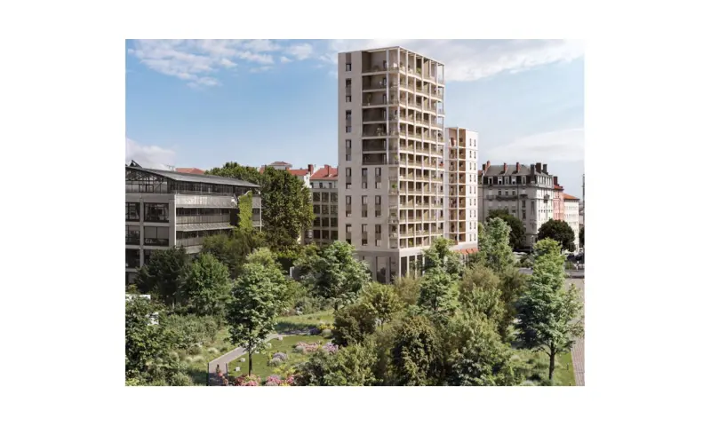 Vue du programme à Lyon 7e Arrondissement