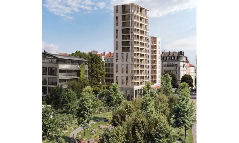 Vue du programme à Lyon 7e Arrondissement