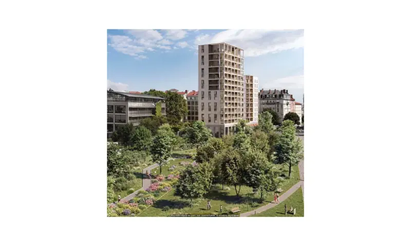 Vue du programme à Lyon 7e Arrondissement