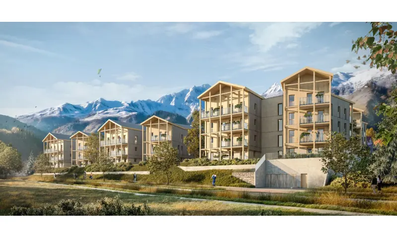 Vue du programme à Bourg Saint Maurice