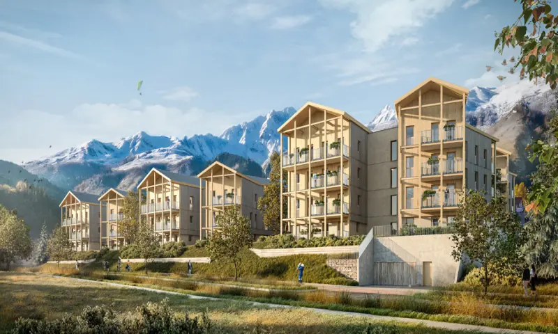 Vue du programme à Bourg Saint Maurice