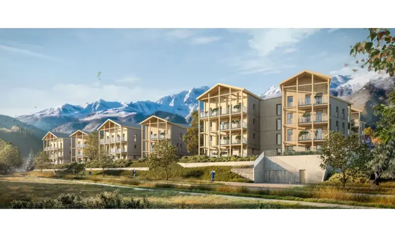 Vue du programme à Bourg Saint Maurice