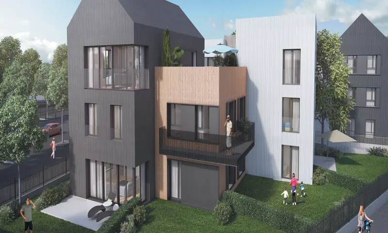 Vue du programme à Nanterre