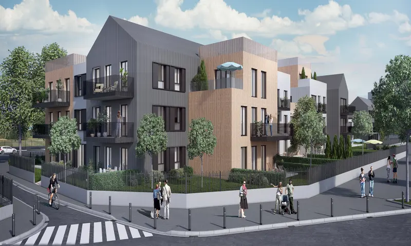 Vue du programme à Nanterre