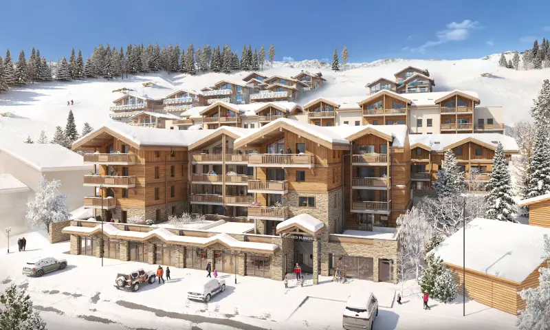 Vue du programme à Les Deux Alpes