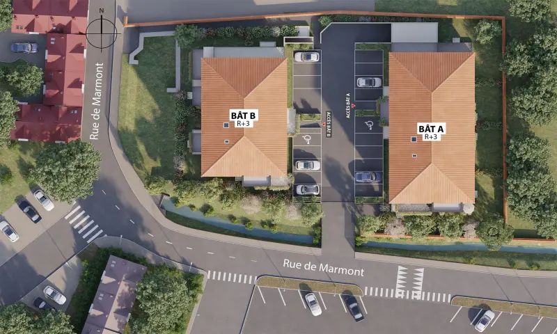 Vue du programme à Jassans Riottier