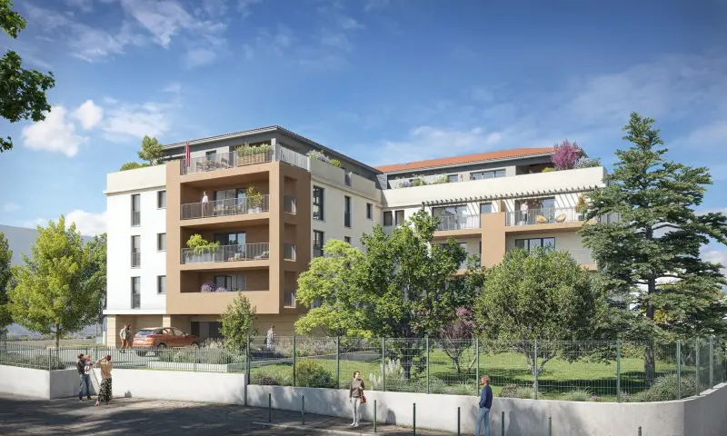 Vue du programme à Aix En Provence