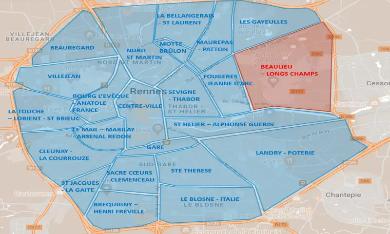 Vue du programme à Rennes