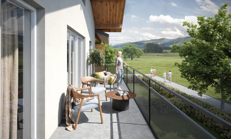 Vue du programme à Bons En Chablais