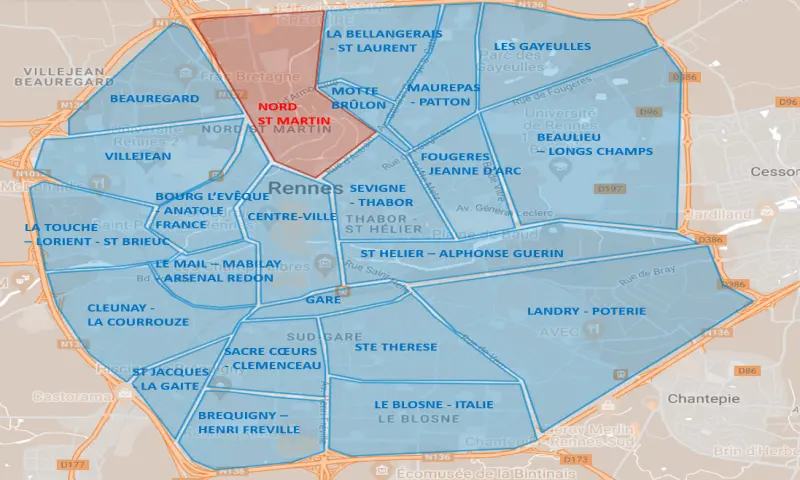 Vue du programme à Lyon 7e