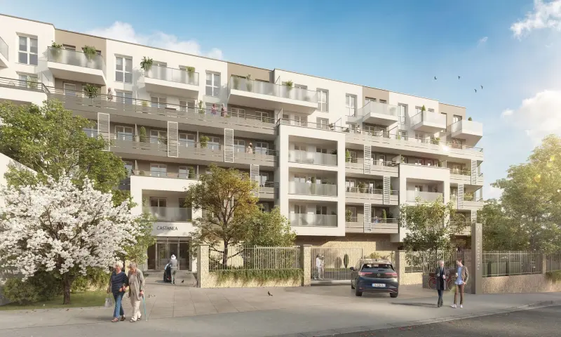 Vue du programme à Bouffemont