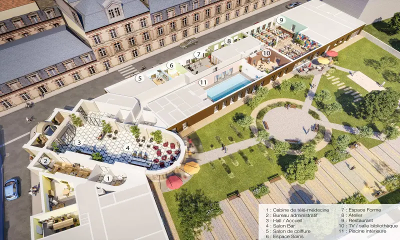 Vue du programme à Moulins