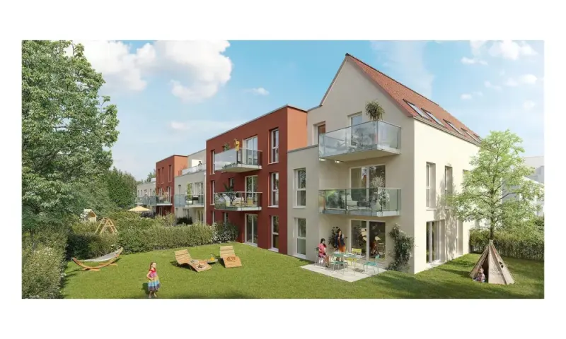 Vue du programme à Villeneuve D'ascq