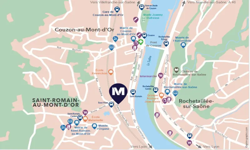 Vue du programme à Saint Romain Au Mont D'or