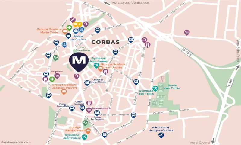 Vue du programme à Corbas
