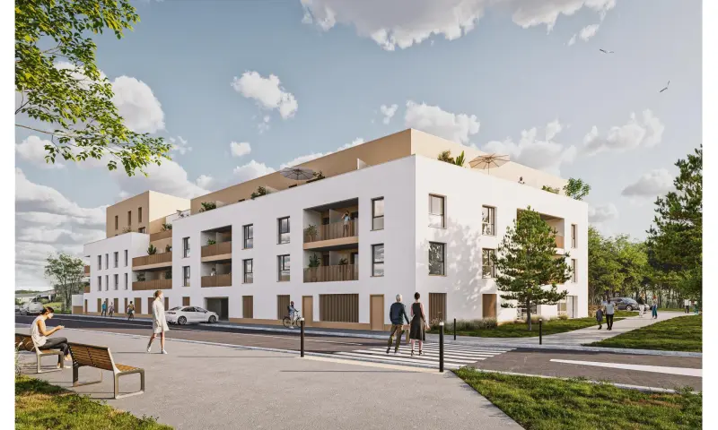 Vue du programme à Ploemeur