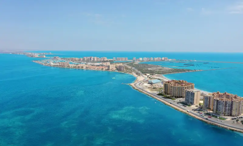Vue du programme à La Manga Del Mar Menor