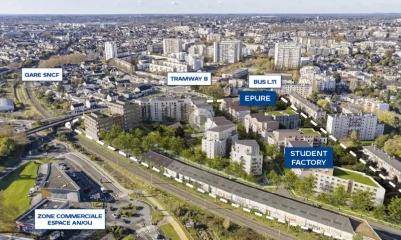 Vue du programme à Angers