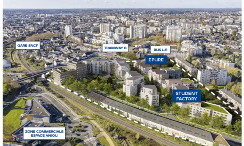 Vue du programme à Angers