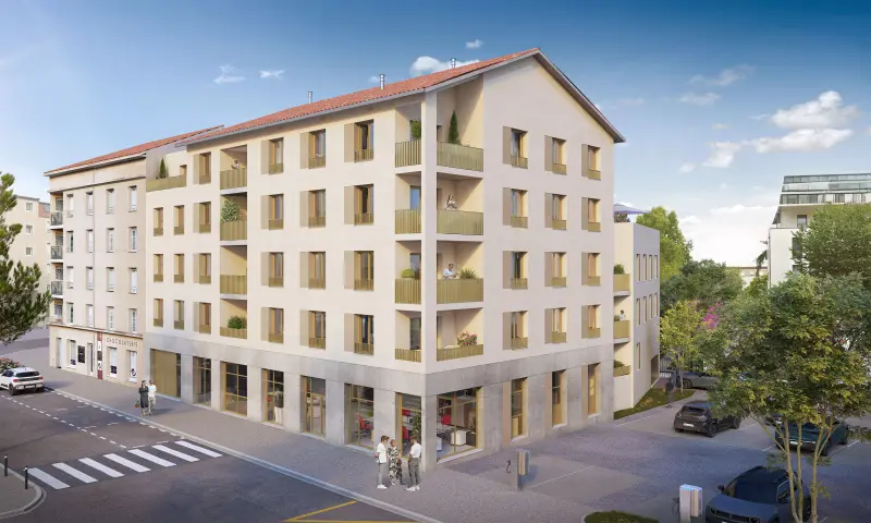 Vue du programme à Fontaines Sur Saone