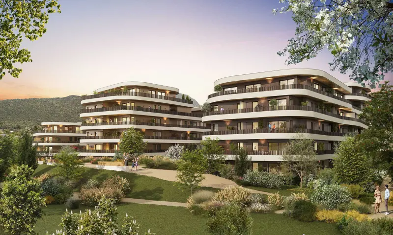 Vue du programme à Gresy Sur Aix