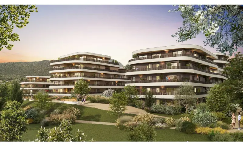 Vue du programme à Gresy Sur Aix
