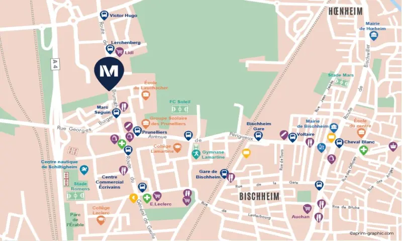 Vue du programme à Bischheim