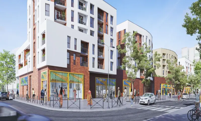 Vue du programme à Clichy Sous Bois