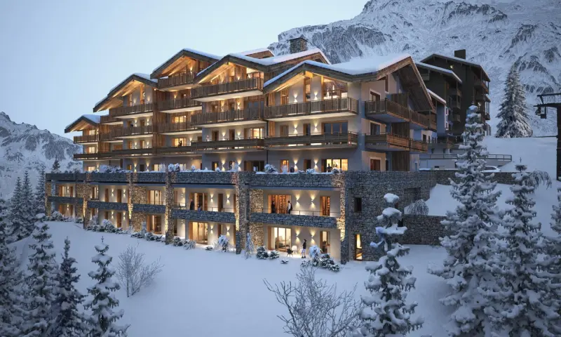 Vue du programme à Les Avanchers Valmorel
