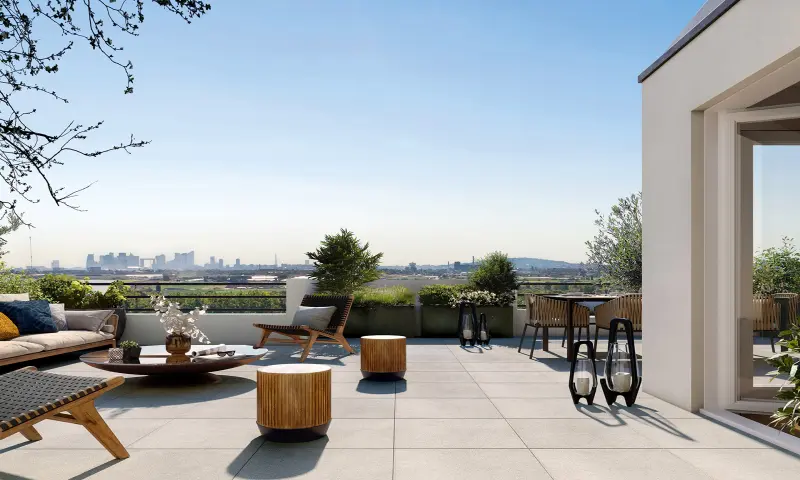 Vue du programme à Le Mesnil Le Roi