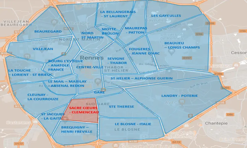 Vue du programme à Angers