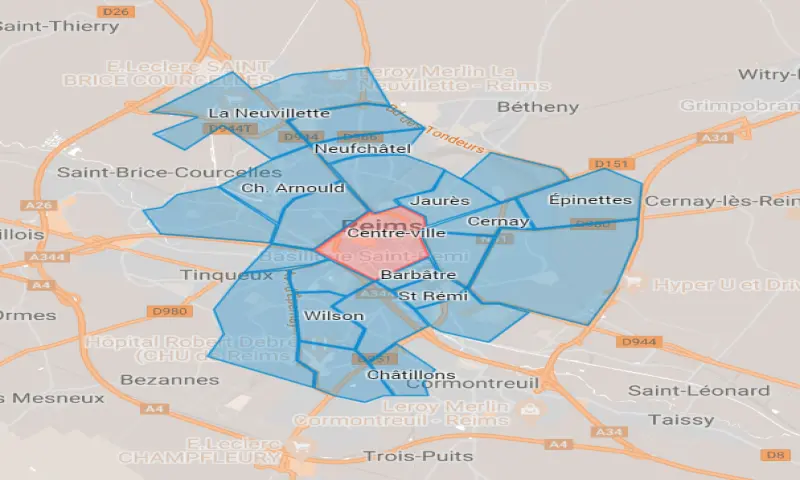 Vue du programme à Lille