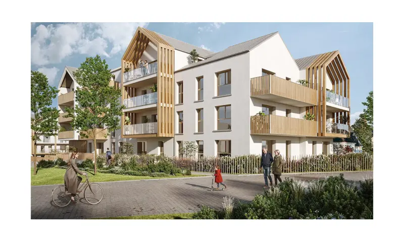 Vue du programme à Queven