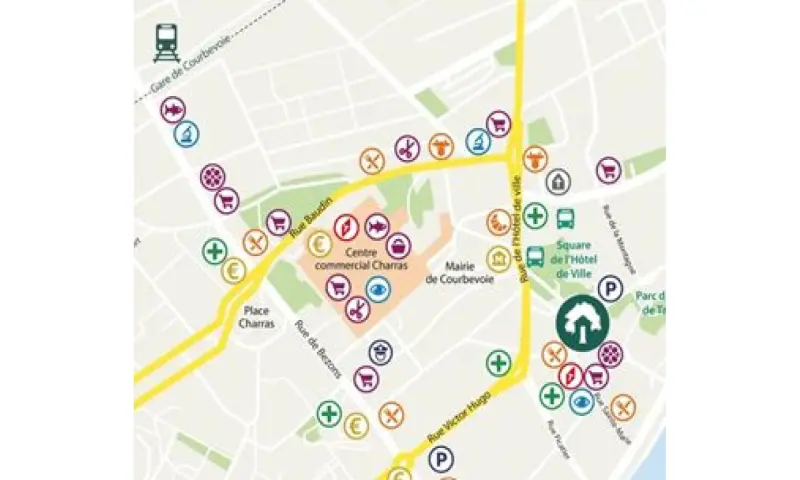 Vue du programme à Courbevoie