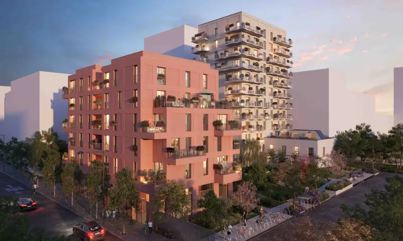 Vue du programme à Ivry Sur Seine