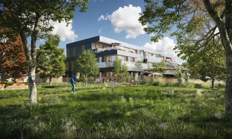 Vue du programme à Villeneuve D'ascq