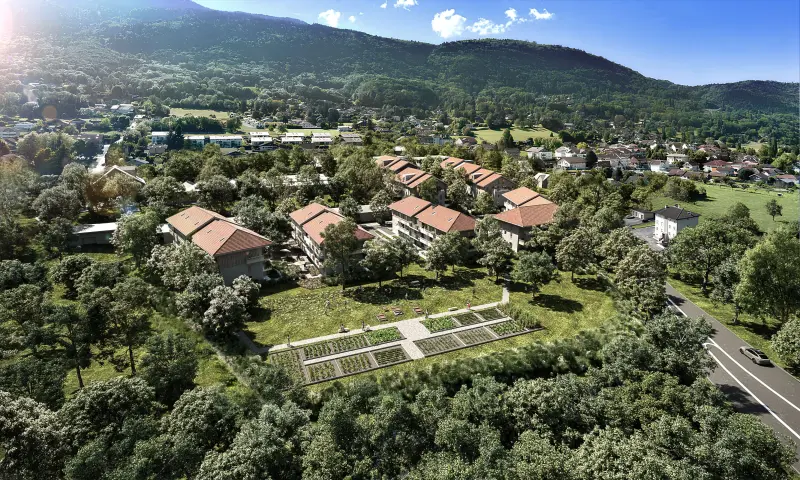 Vue du programme à Saint Cergues