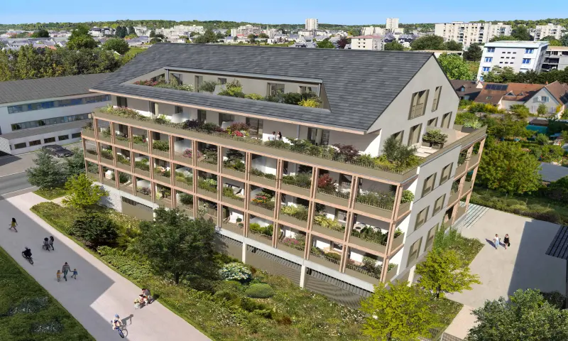 Vue du programme à La Riche