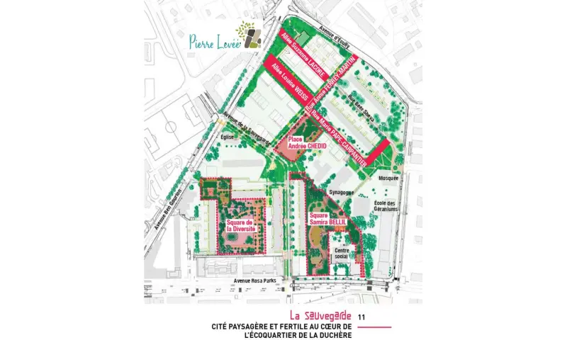 Vue du programme à Lyon 9e