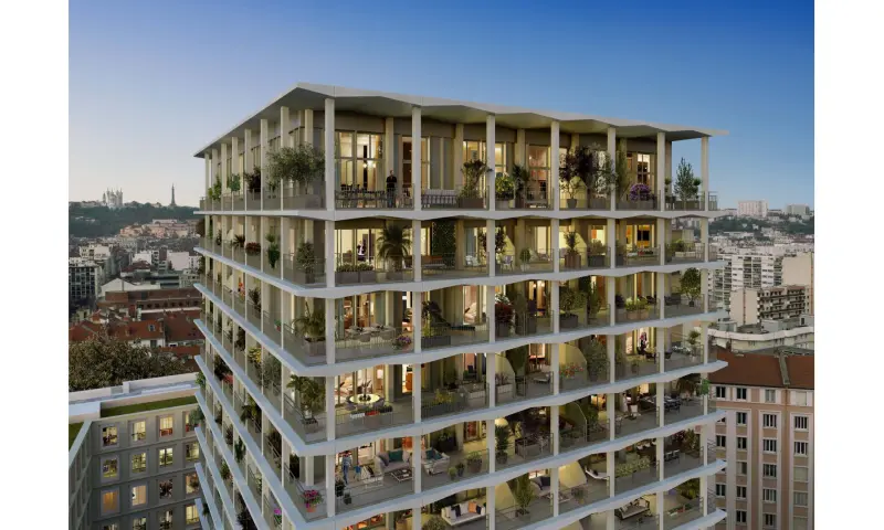 Vue du programme à Lyon 6e