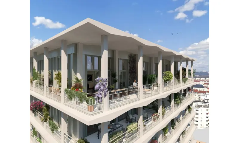 Vue du programme à Lyon 6e