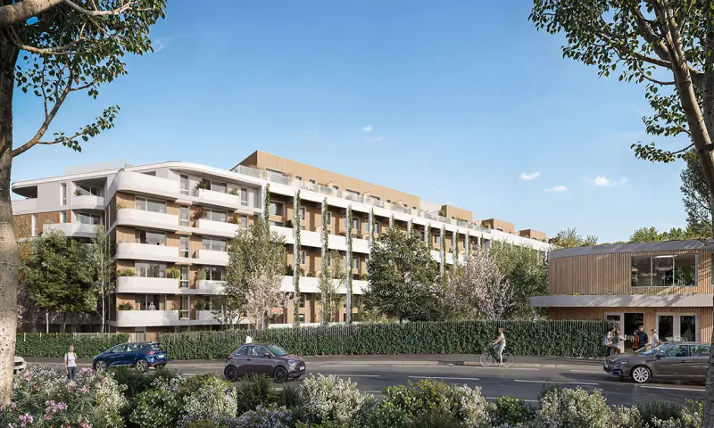 Vue du programme à Villeneuve D'ascq
