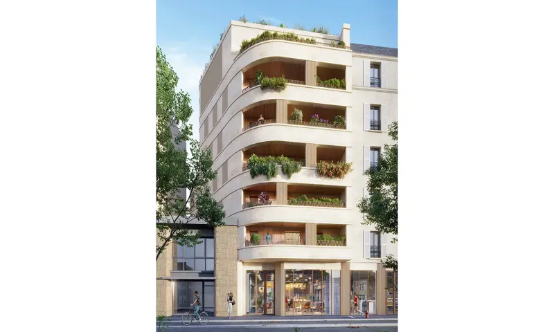 Vue du programme à Paris 15e Arrondissement