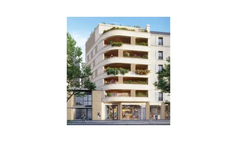 Vue du programme à Paris 15e Arrondissement
