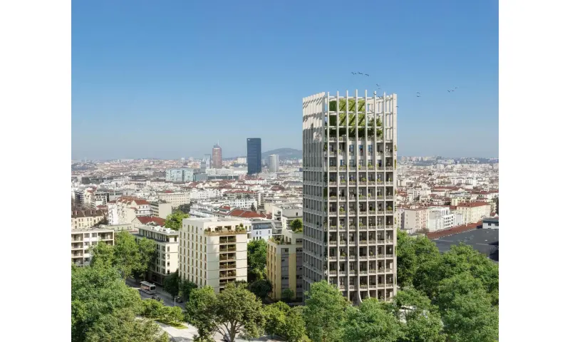 Vue du programme à Lyon 8e