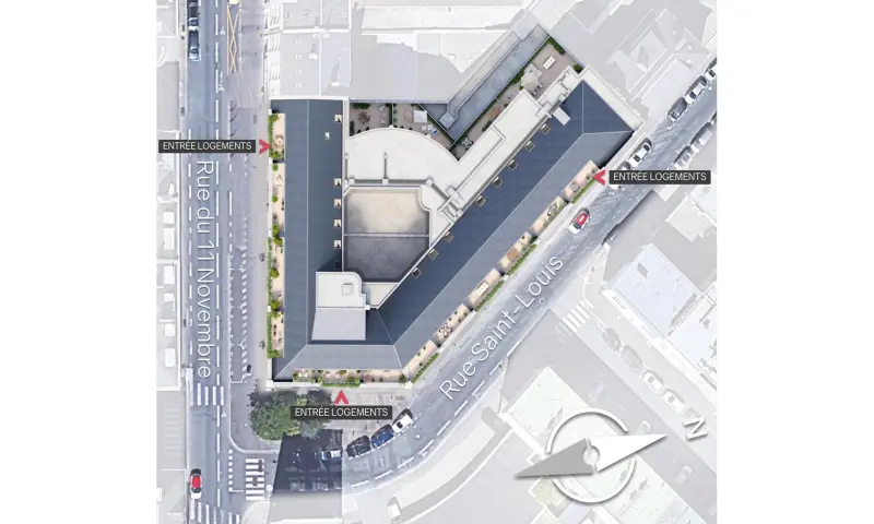 Vue du programme à Caen